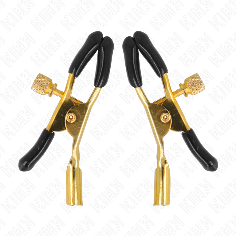 Kink - Pinzas Para Pezones Dorado 6 Cm