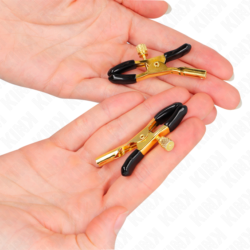 Kink - Pinzas Para Pezones Dorado 6 Cm
