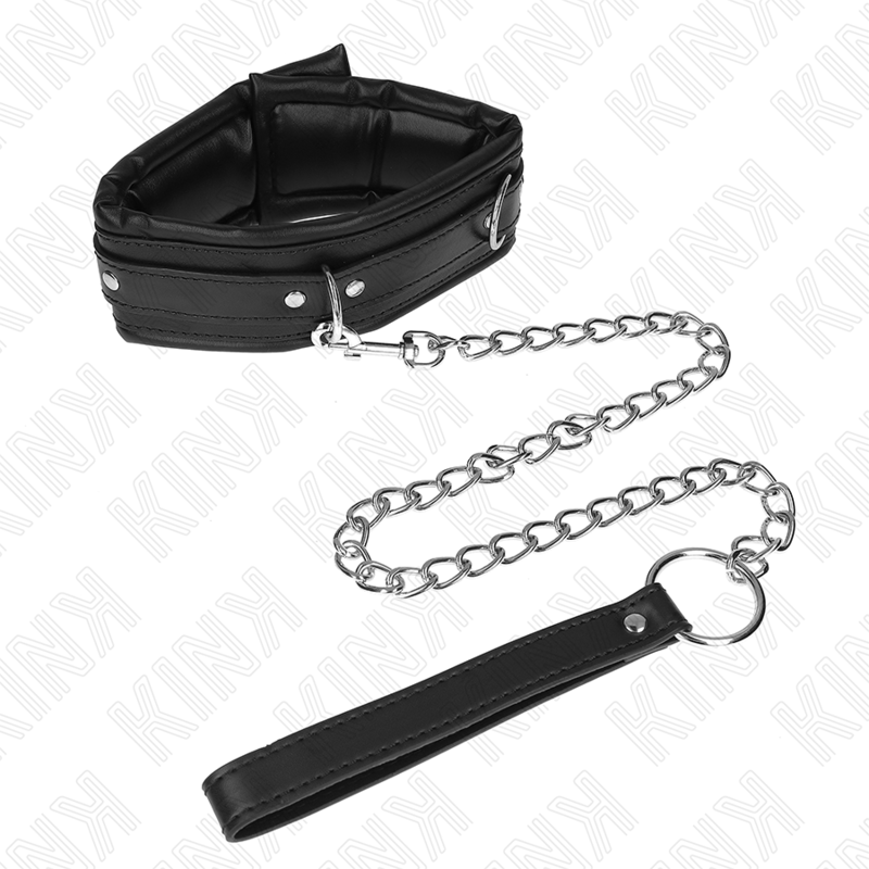 Kink - Collar Con Correa 65 Cm Pesado Modelo 4 Ajustable 36.5-50 Cm