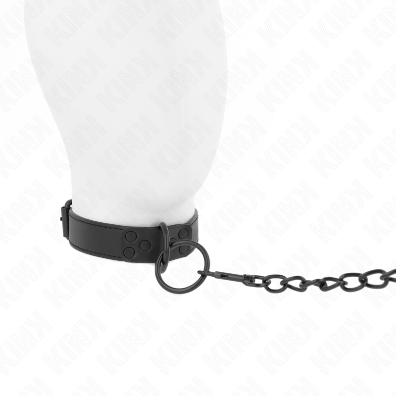 Kink - Collar Con Correa 65 Cm Oscuro Ajustable 37-54 Cm X 3 Cm
