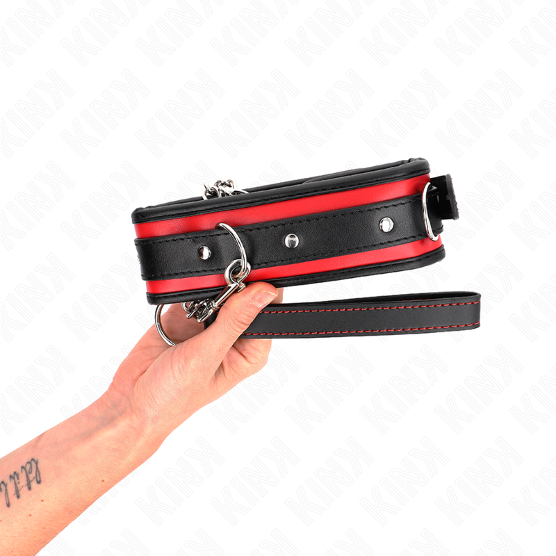 Kink - Collar Con Correa 65 Cm Pesado Modelo 2 Ajustable 36.5-50 Cm