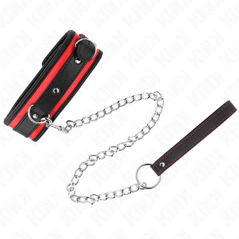 Kink - Collar Con Correa 65 Cm Pesado Modelo 2 Ajustable 36.5-50 Cm