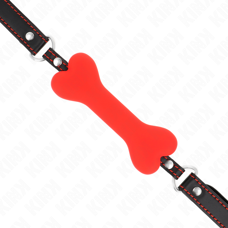 Kink - Mordaza De Hueso 12 Cm Rojo 63 X 2 Cm