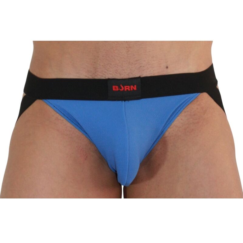 Burn - 008 Jock Azul / Negro Xl