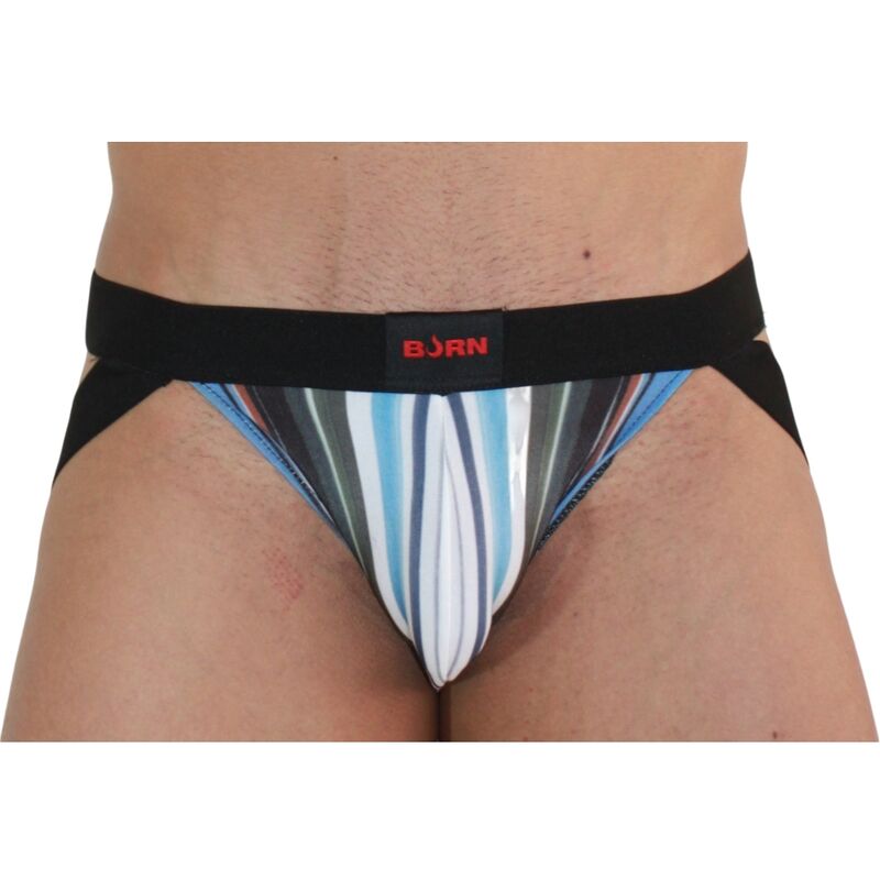 Burn - 009 Jock Multicolor / Negro Xl