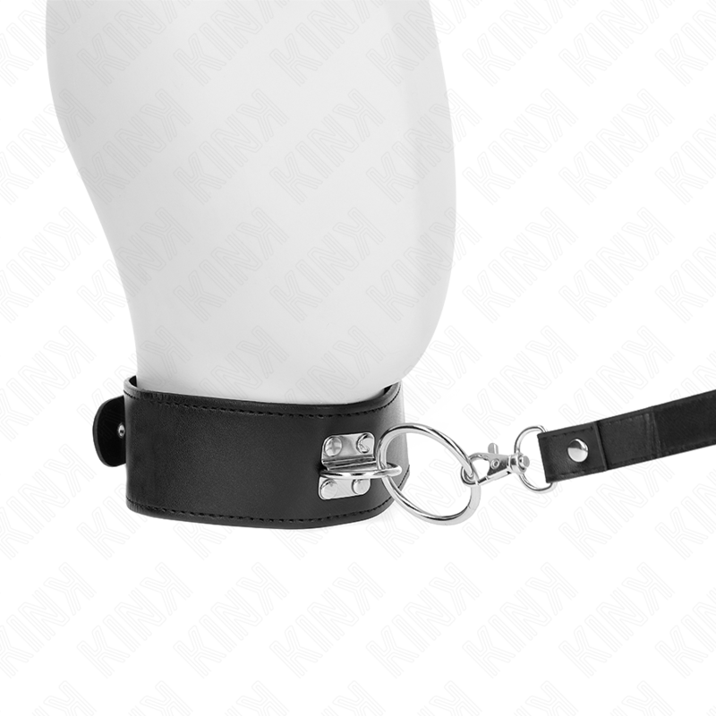 Kink - Collar Con Correa 116 Cm Con Tachuelas Correa Polipiel 50 X 5 Cm