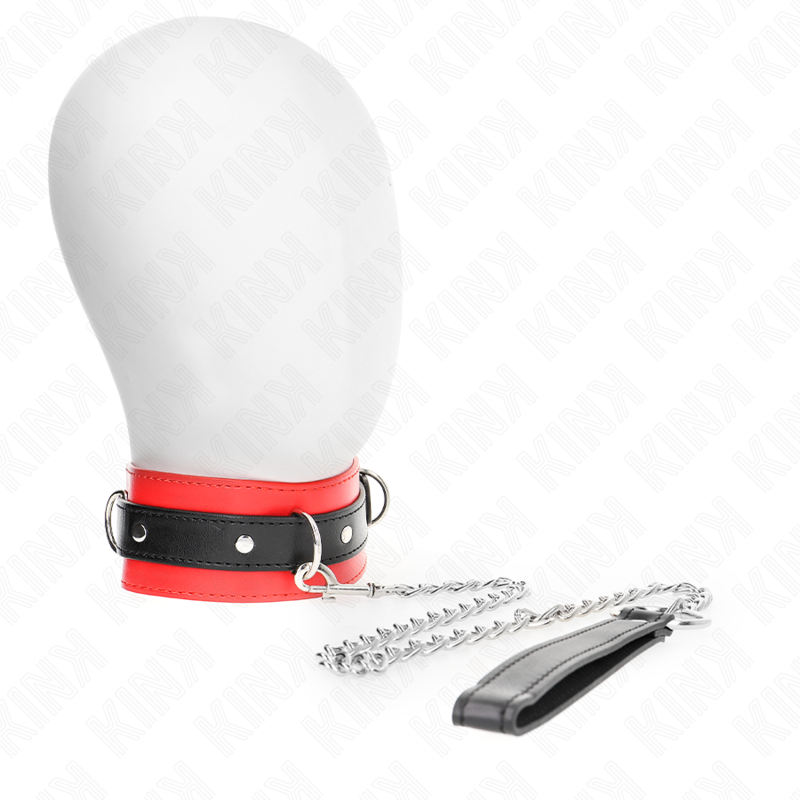 Kink - Collar Con Correa 65 Cm Rojo 54 X 4.5 Cm