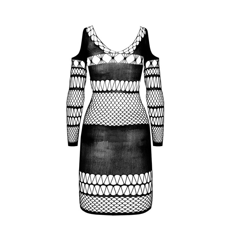 Passion - Bs 105 Bodystocking Negro Talla Única