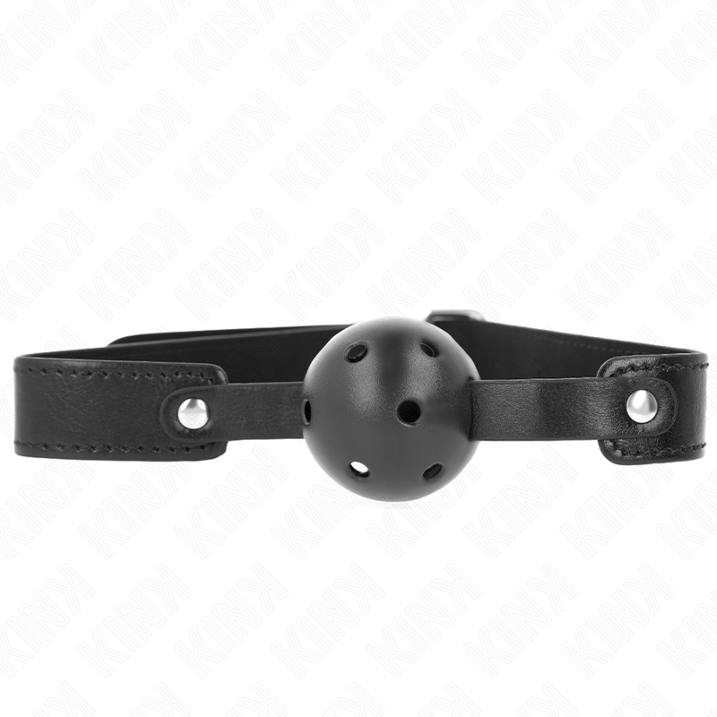 Kink - Mordaza De Bola 4.5 Cm Transpirable Negro 65 X 2.5 Cm