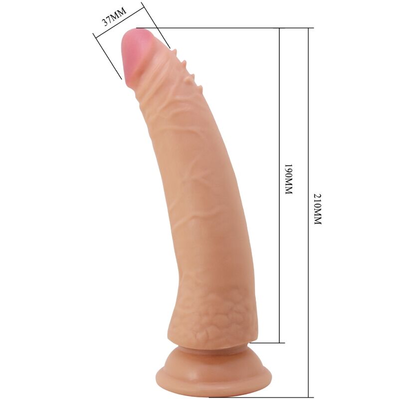 Pretty Love - Kable Pene Super Realístico 21 Cm Natural Modelo 2