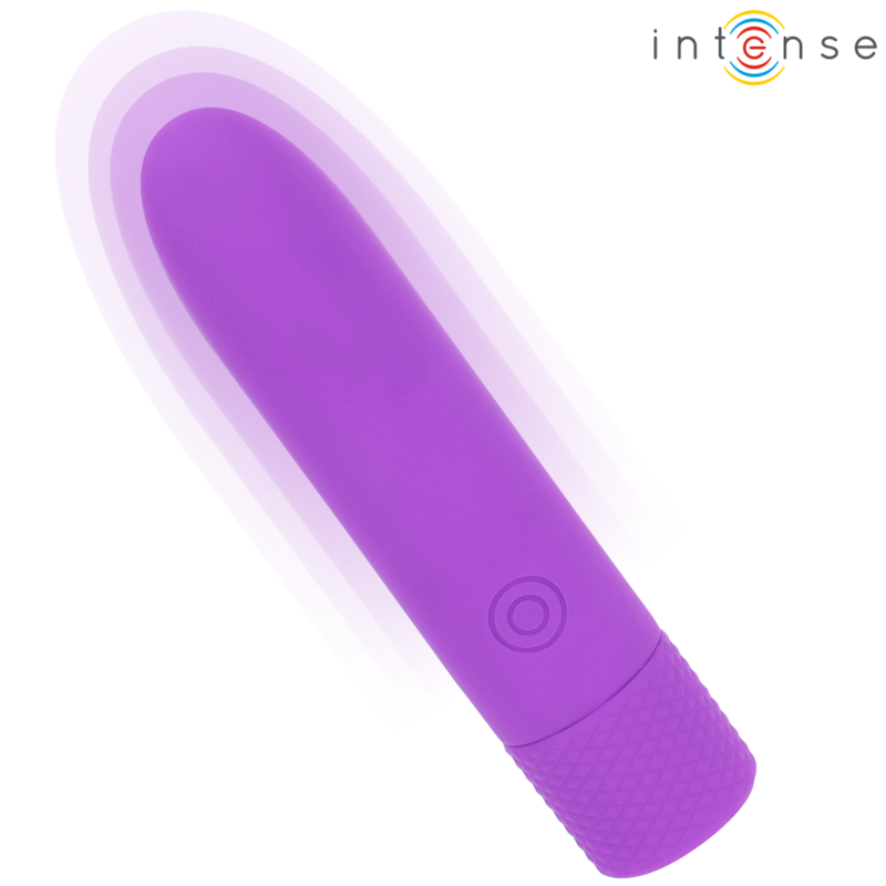 Intense - Symone Bala Vibradora Recargable Por Usb 8 Vibraciones Morado 10 X 2.2 Cm