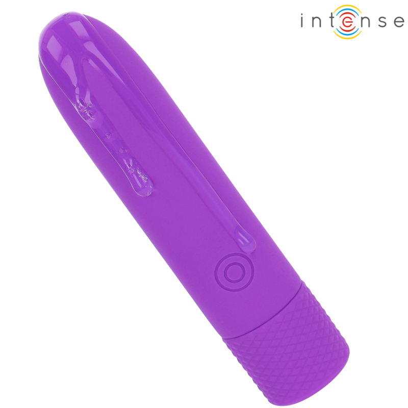 Intense - Symone Bala Vibradora Recargable Por Usb 8 Vibraciones Morado 10 X 2.2 Cm