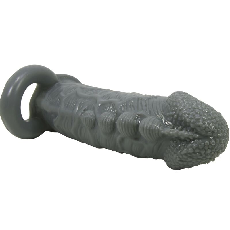 Pretty Love - Funda Realística Alargadora Y Retardante Para Pene Gris