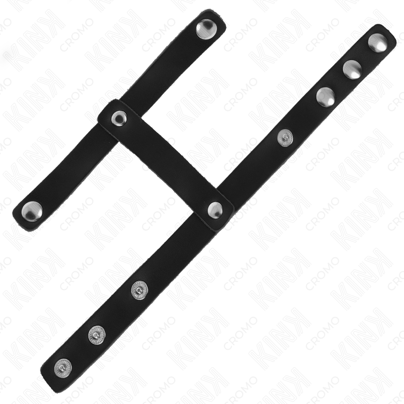 Kink - Anillo Pene Y Correa Divisora De Bolas Cuero Ajustable