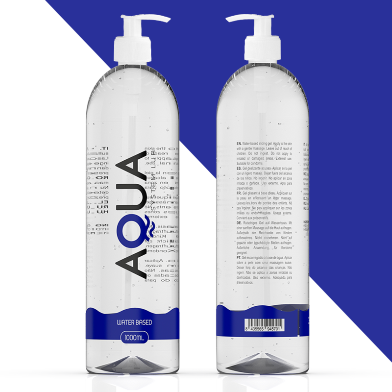 Aqua Quality - Lubricante Base De Agua 1000 Ml