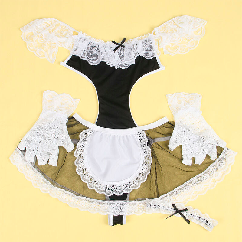 Subblime - 954314 Disfraz De Criada Sexy Negro/blanco L/xl
