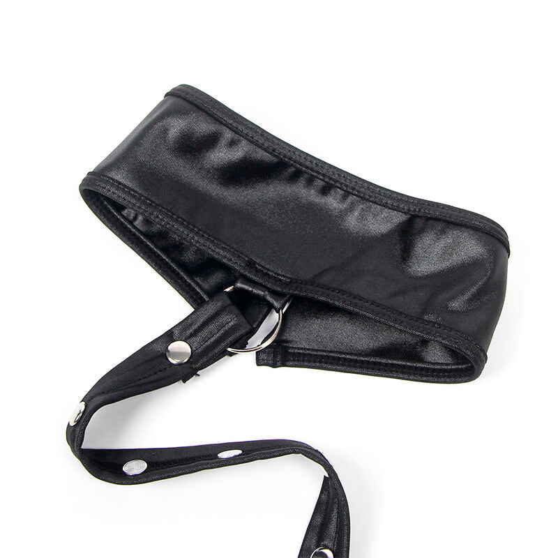 Subblime - 954406 Vestido Bondage De Cuero Negro S/m