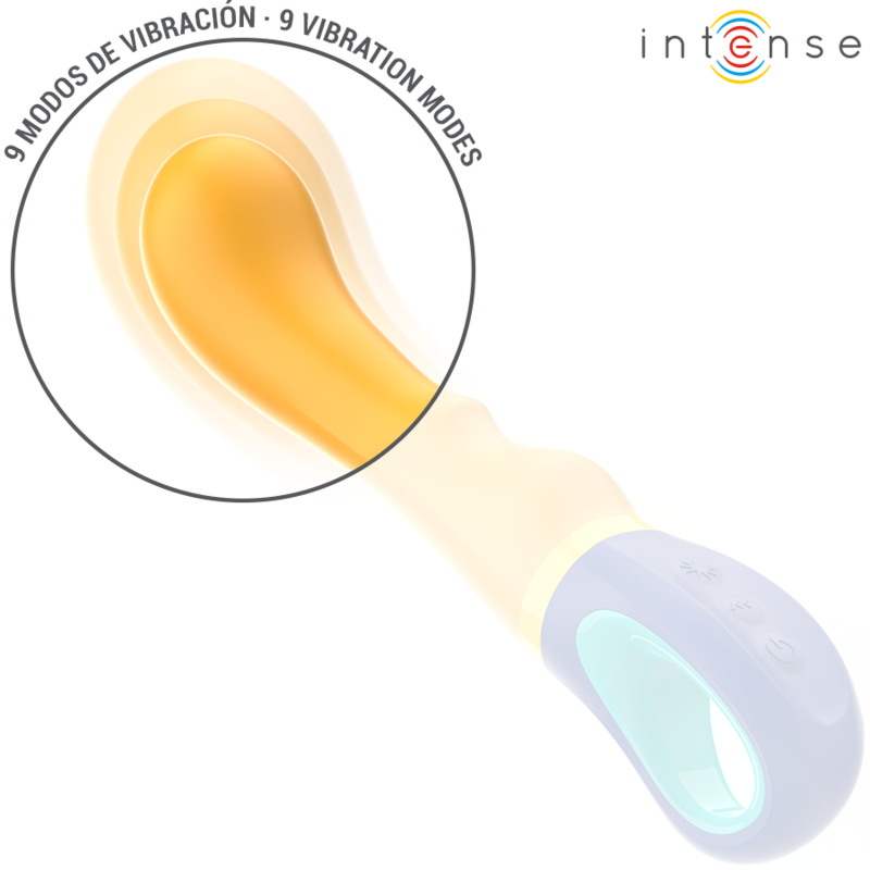Intense - Shaggy Vibrador Punto-g Amarillo