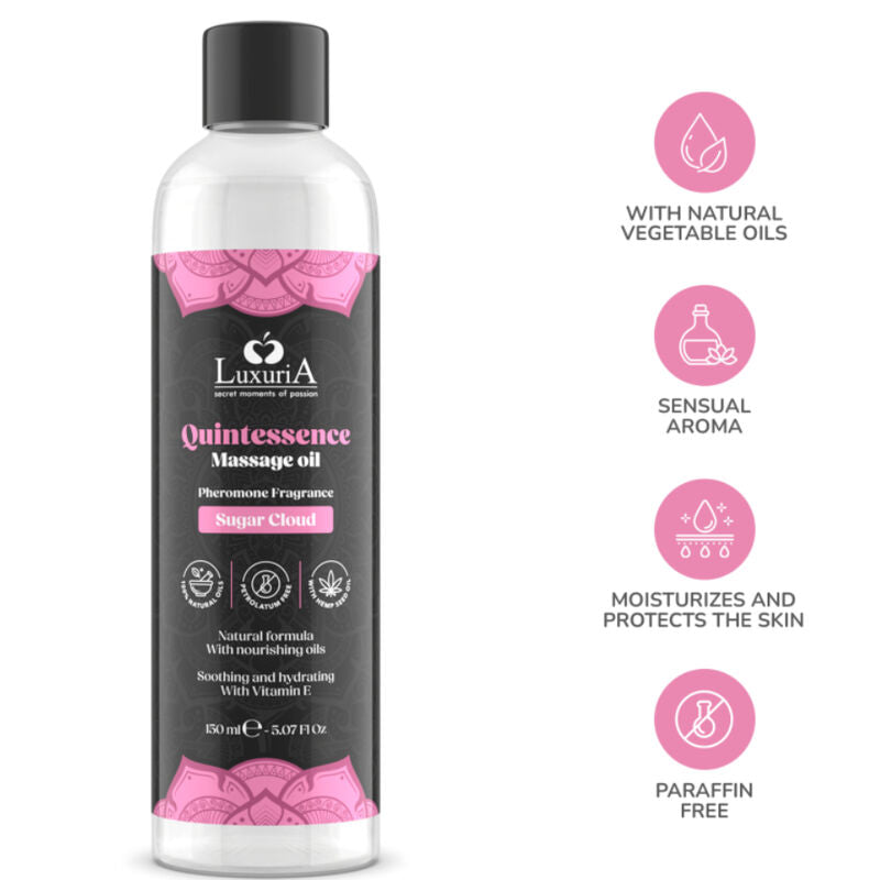 Intimateline Luxuria - Aceite De Masajes Nube De Azúcar 150 Ml