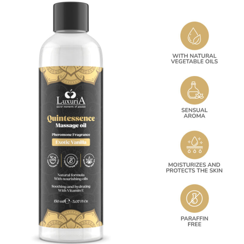 Intimateline Luxuria - Aceite De Masajes Vainilla Exótica 150 Ml