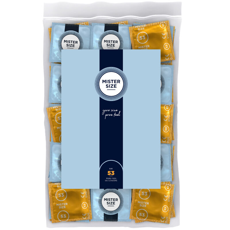 Mister Size - Preservativos Talla M 53 Mm (100 Unidades)