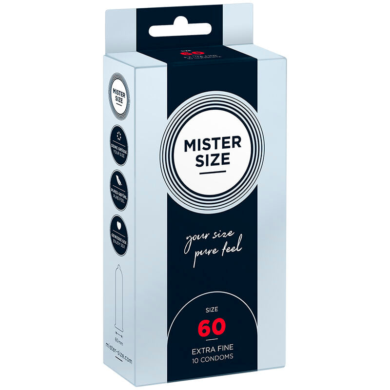 Mister Size - Preservativos Talla Xl 60 Mm (10 Unidades)