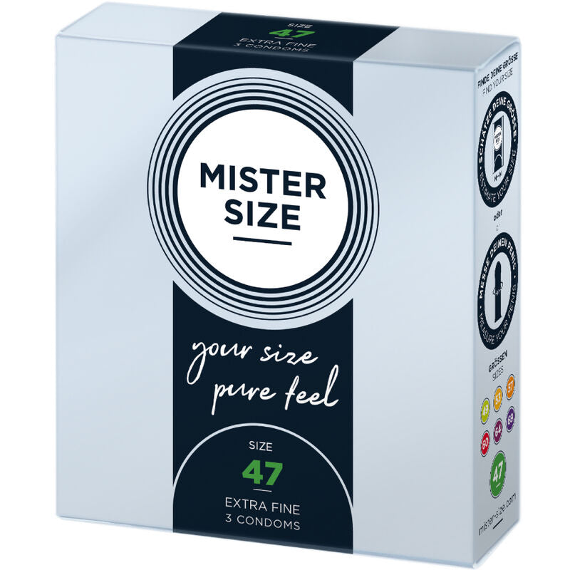 Mister Size - Preservativos Talla Xs 47 Mm (3 Unidades)