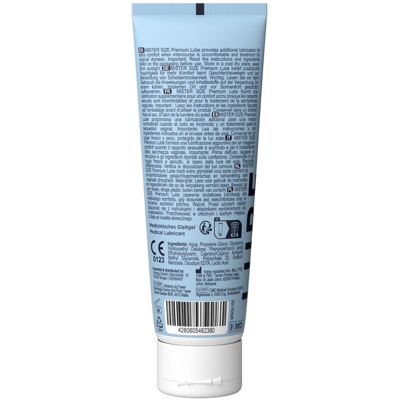 Mister Size - Lubricante Premium 100 Ml