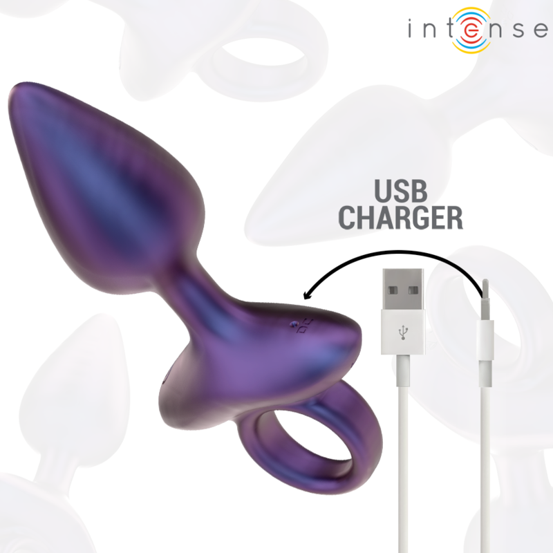 Intense - Michael Plug Anal Vibrador Modelo 2 Control Remoto