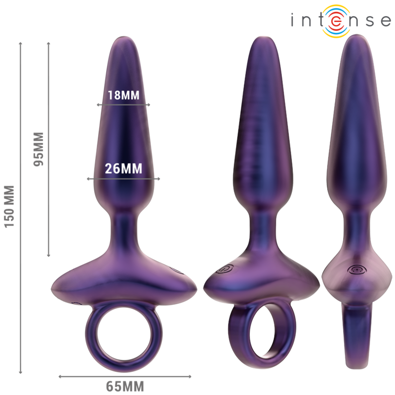 Intense - Marlon Plug Anal Vibrador Modelo 4 Control Remoto