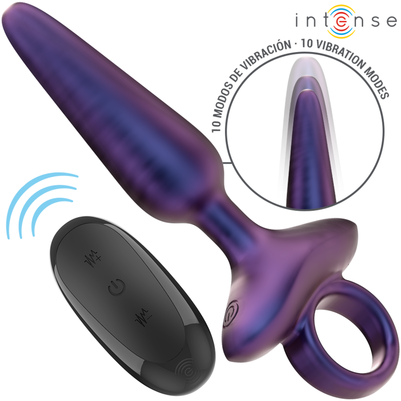 Intense - Marlon Plug Anal Vibrador Modelo 4 Control Remoto