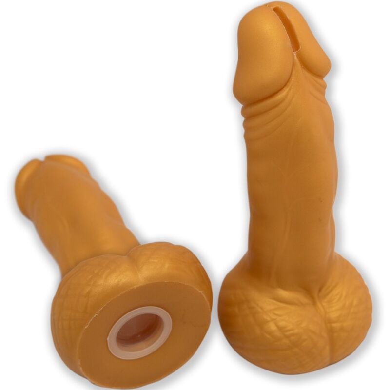 Diablo Picante - Hucha Forma Pene 22,5 Cm Dorado