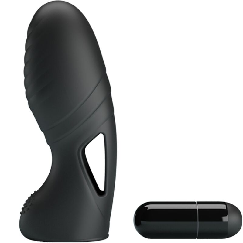 Pretty Love - Alan Vibrador De Dedo Silicona Negro