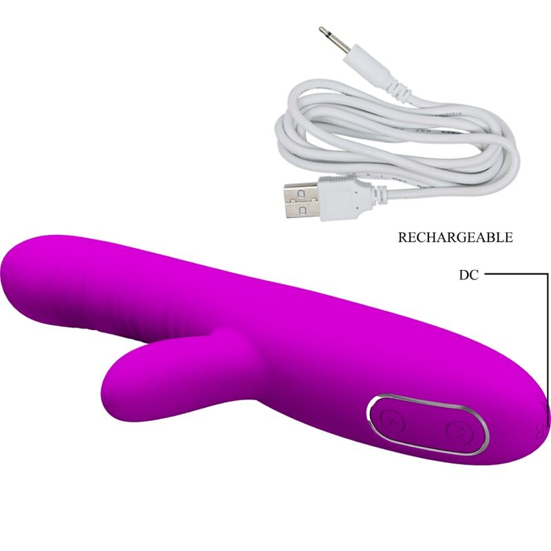 Angelique Vibrador Con Movimiento Finger Usb