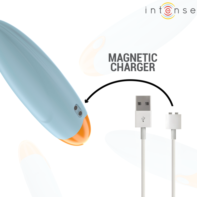 Intense - Mike Bala Vibradora 10 Vibraciones Azul Control Remoto