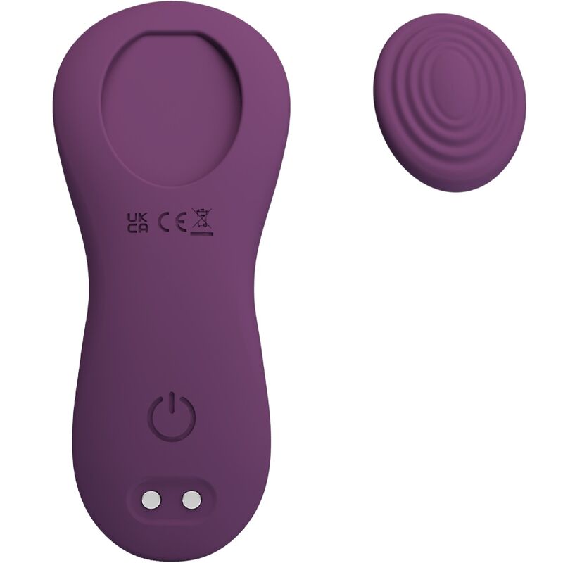 Pretty Love - Mane Masajeador Lay On Clítoris 10 Vibraciones Control Remoto Morado