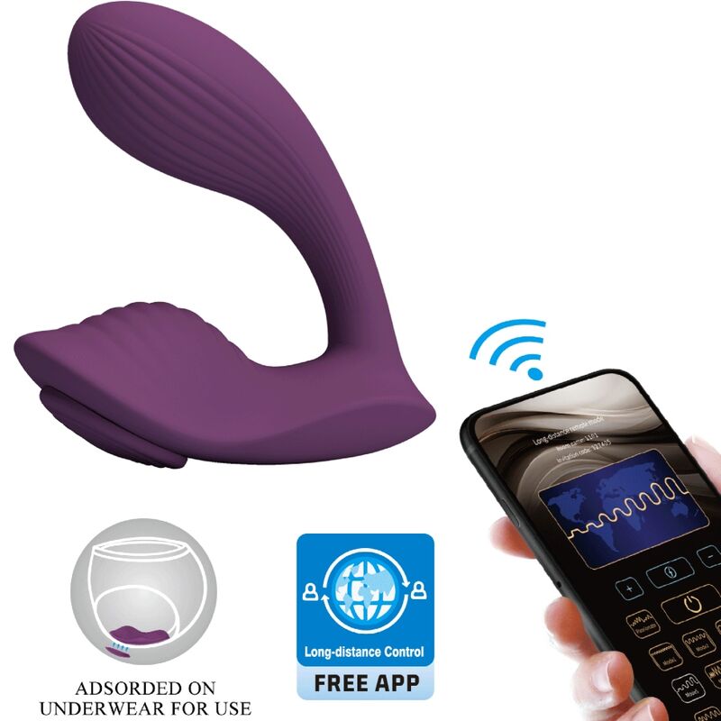 Pretty Love - Franz Masajeador & Vibrador App Gratutita Morado