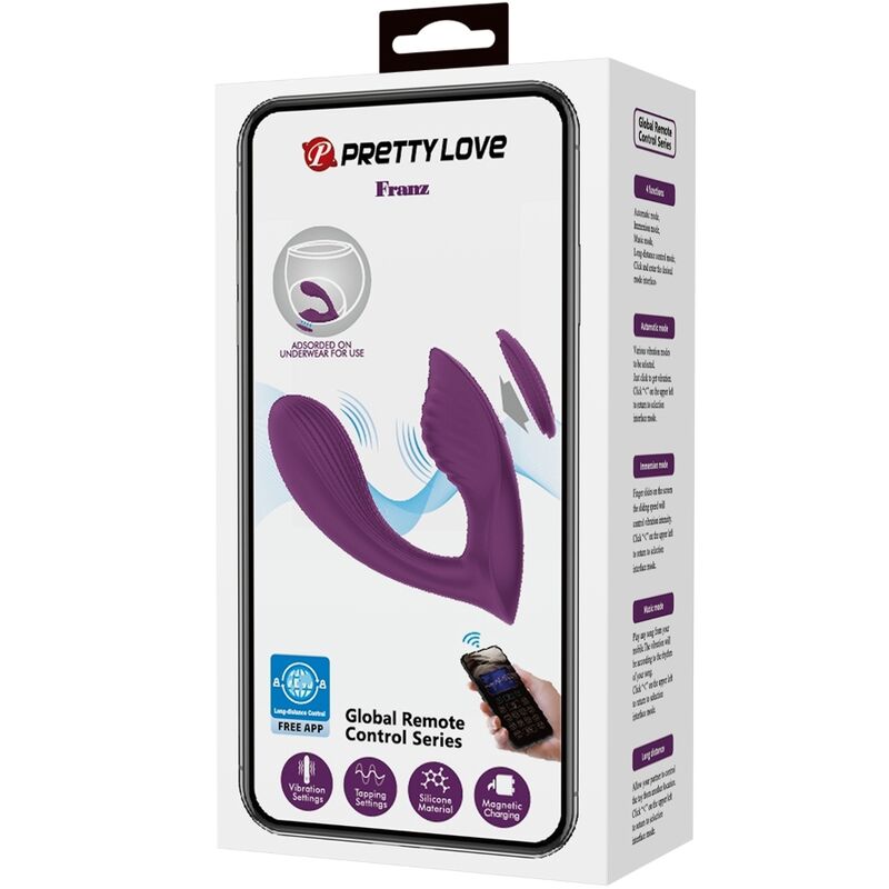 Pretty Love - Franz Masajeador & Vibrador App Gratutita Morado