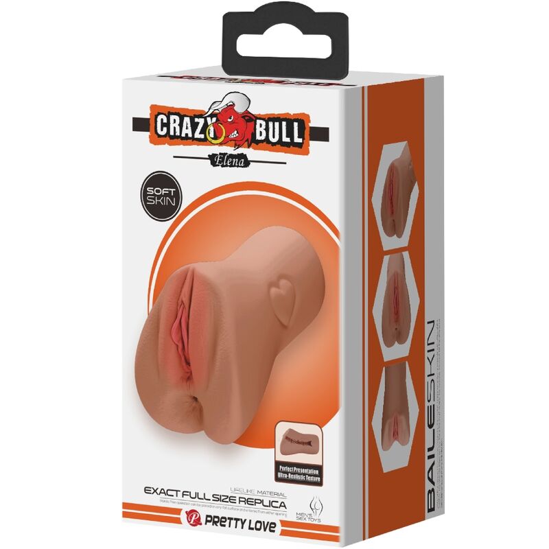 Crazy Bull - Scarlet Vagina Y Ano Diseño Con Un Corazón Natural