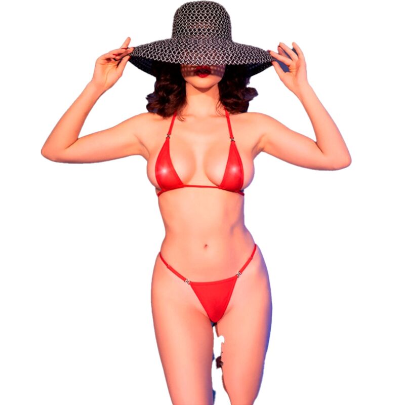 Chilirose - Cr 4840 Micro Bikini Rojo S/M