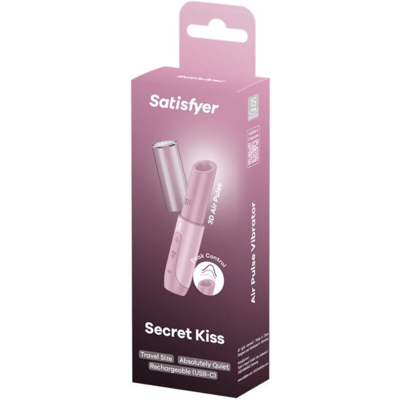 Satisfyer - Secret Kiss Estimulador Clítoris Por Ondas Rosa