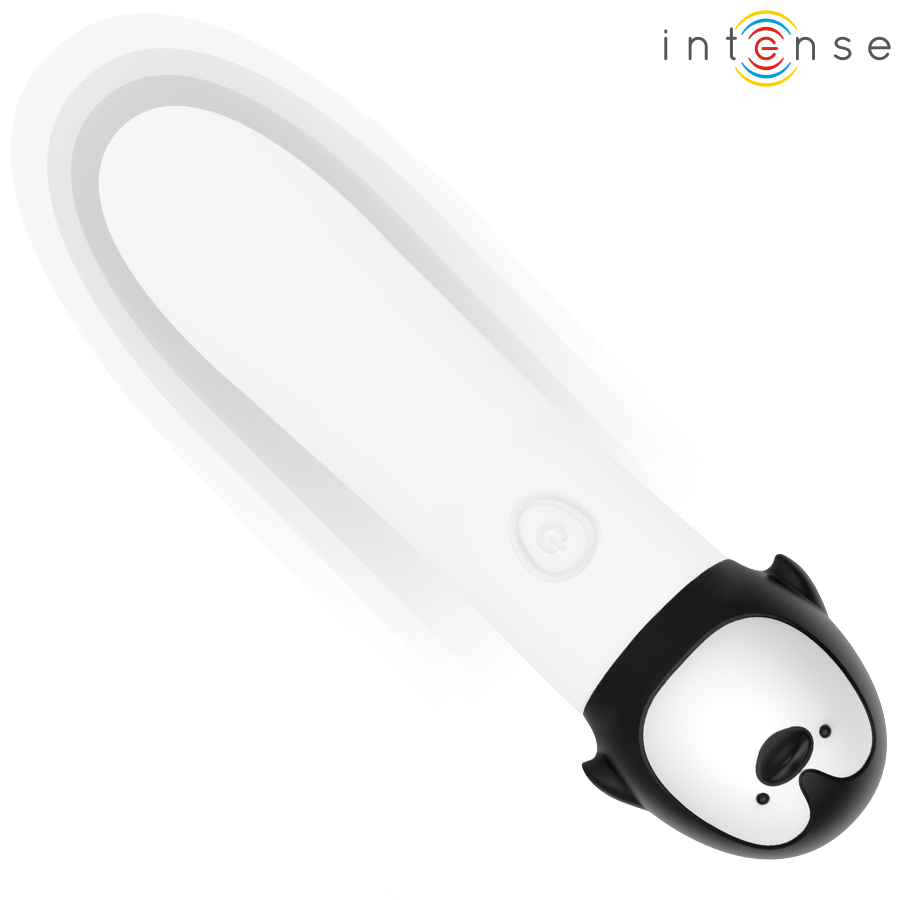 Intense - Rico Bala Vibradora Pingüino Recargable Usb 10 X 2.2 Cm
