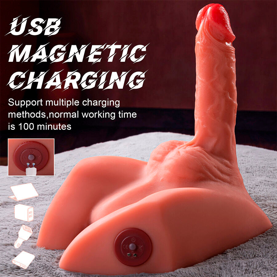 Xise - Michael Masturbador Dildo Y Ano Realístico Con Thrusting 15 Cm