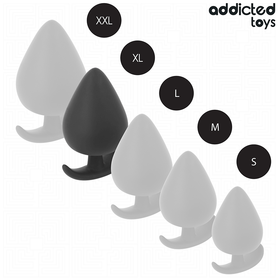 Addicted Toys - Plug Anal Silicona Talla Xl 9.5 Cm