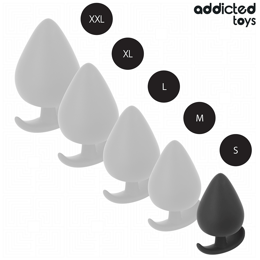 Addicted Toys - Plug Anal Silicona Talla S 5,3 Cm