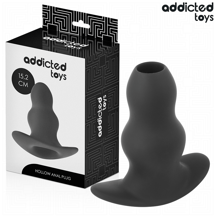Addicted Toys - Plug Anal Hueco Silicona Talla Xxl 15,2 Cm
