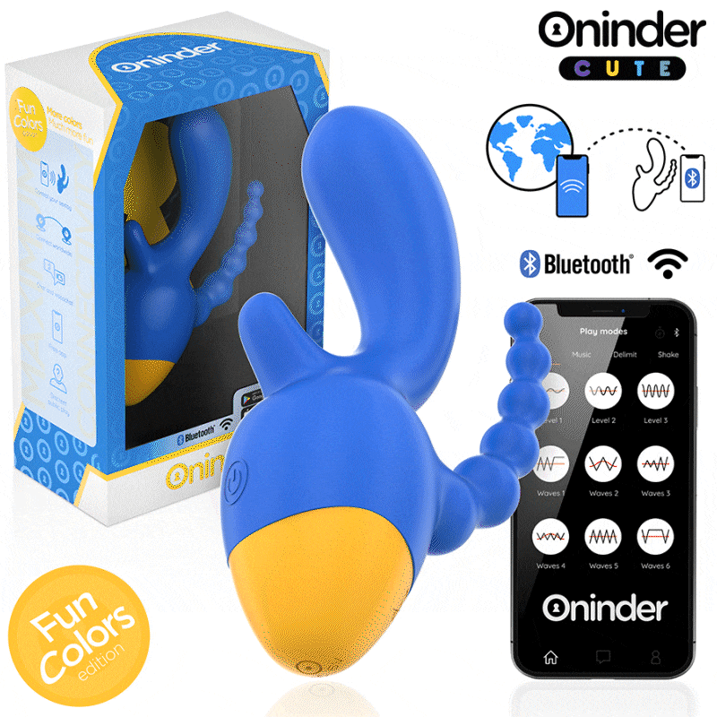 Oninder Cute - Love 3 Some Triple Vibrador - App Mundial Gratuita