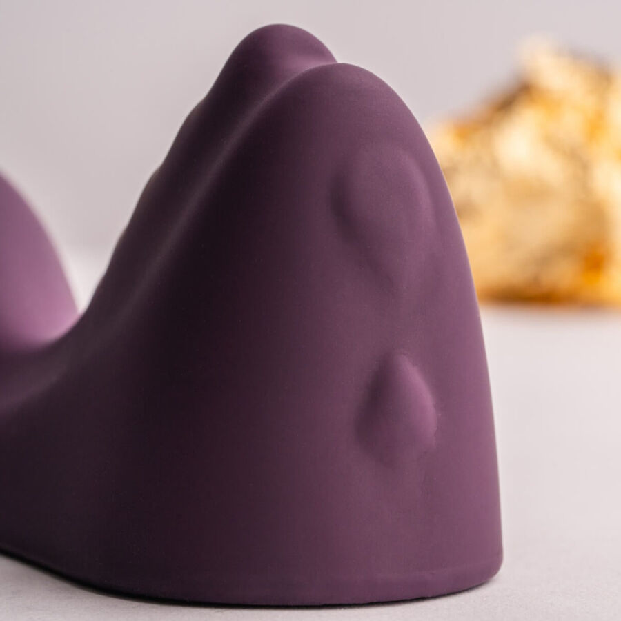 Rocks- Off - Ruby Glow Vibrador Sit-On Morado