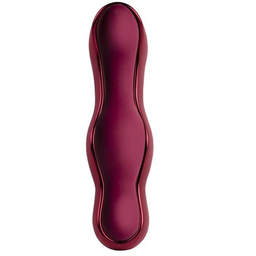 Vibrador Del Punto G Varita Wand Ruby Glow Blush Rojo