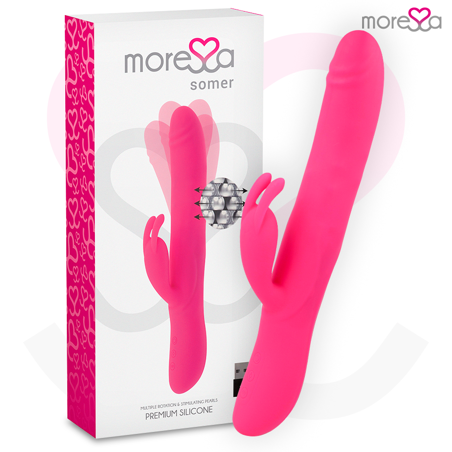 Moressa - Somer Rotador Perlado Y Potente Vibracion Premium Silicone